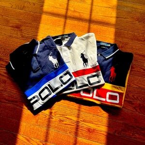 Men’s Polo Ralph Lauren Shirts - Size 2XL with Iconic Large Horse & P-15 Logo